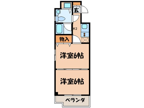 ボナール三条高倉の物件間取画像